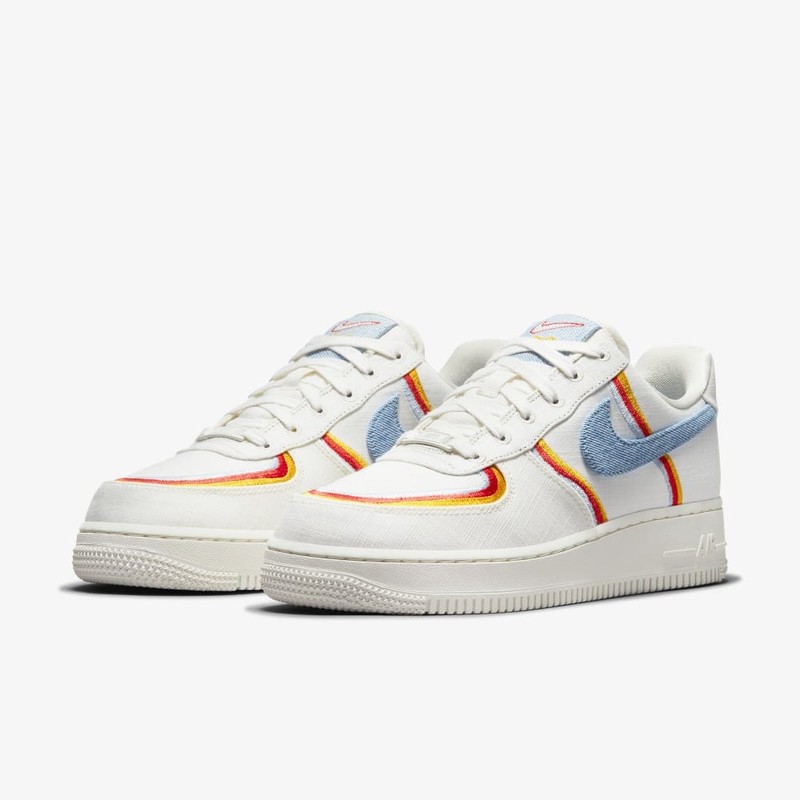 nike air force 1 sail denim swoosh